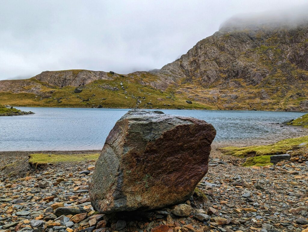 Bolder by Miners' Track, Snowdon
