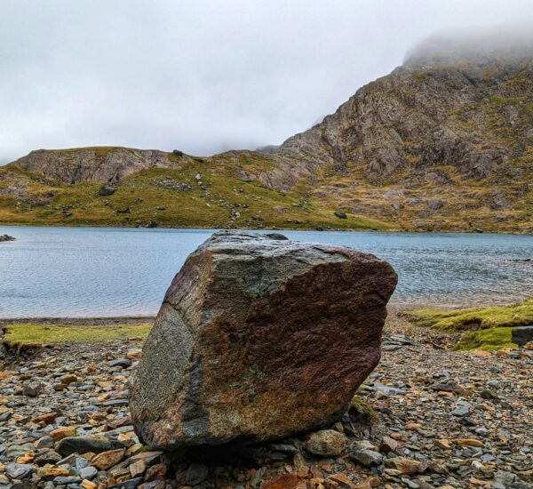 Bolder by Miners' Track, Snowdon