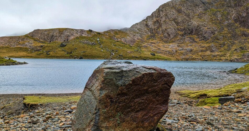 Bolder by Miners' Track, Snowdon